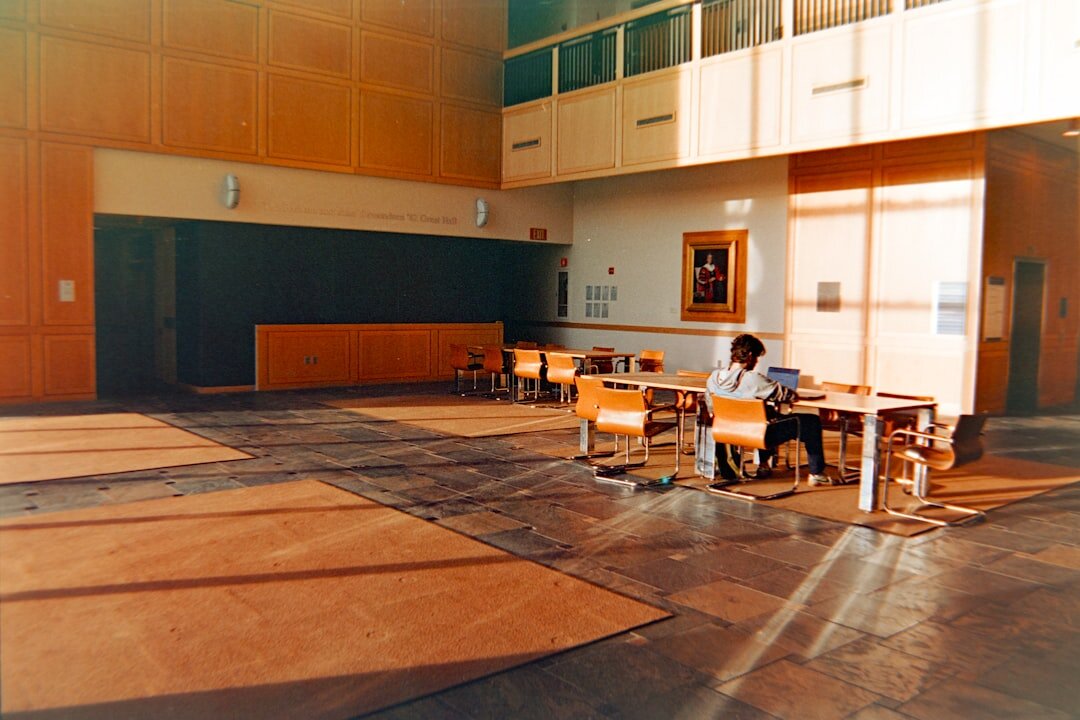 person journaling in quiet room