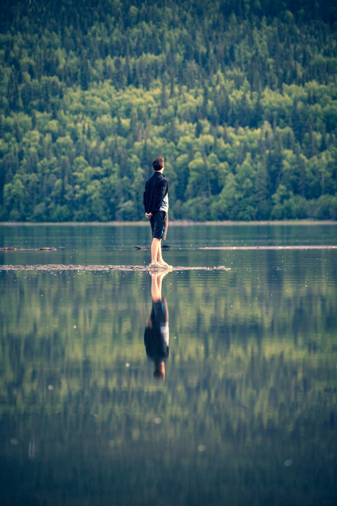 person reflecting on life