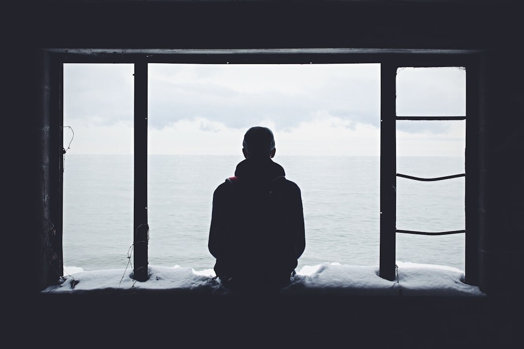 person reflecting on life